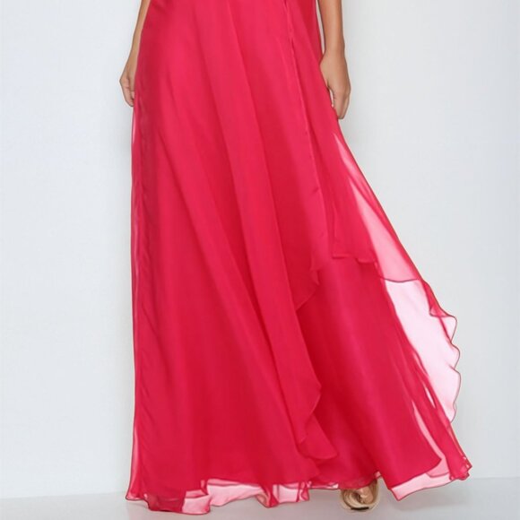 New Strapless A-Line Rhinestones Embellished Prom Gown w/ Sweetheart Neck JT 543 - Picture 5 of 8